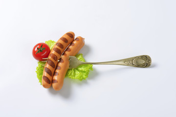 Grilled Vienna sausages