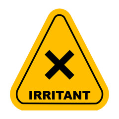 Fototapeta premium vector irritant sign