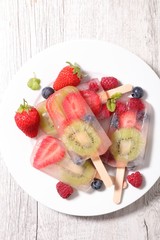 homemade popsicle