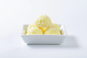 White Chocolate Coconut Truffles