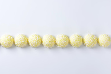White Chocolate Coconut Truffles