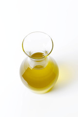 Olive oil in carafe