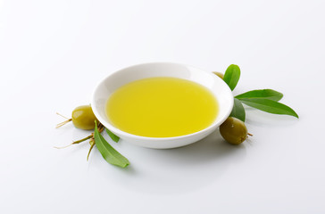 Bowl of olive oil