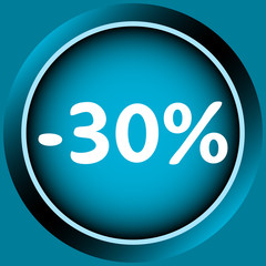 Icon of 30 percent