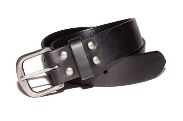 Black leather belt_1
