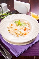 farfalle with basil and caviar