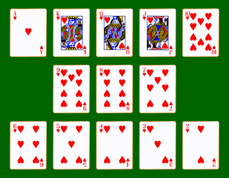 Hearts Suit Of Cards