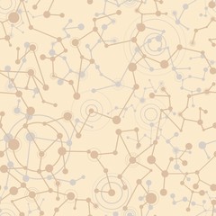 Molecule And Communication Background. Network