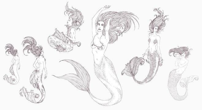 Mer-May Pose Set 2 by CourtneysConcepts on DeviantArt