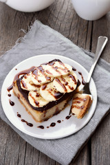 Banana cheese cake