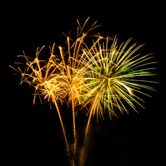 A large Fireworks Display event  - Vibrant color effect