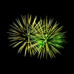 A large Fireworks Display event  - Vibrant color effect