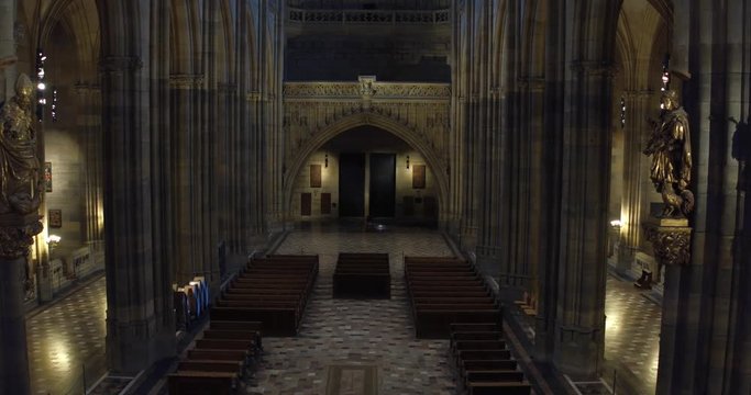 Prague castle, cathedral, interior