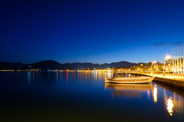 Fototapeta premium Marmaris sea at night time