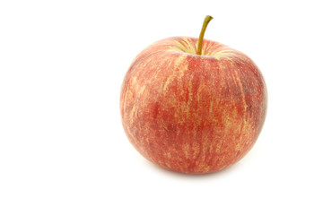 fresh sweet small apples on a white background