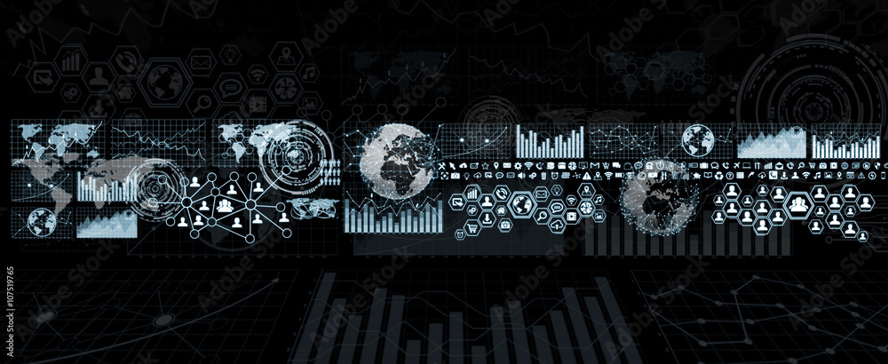 Poster digital charts and screen interface