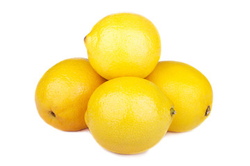 Lemons isolated on a white background - 107521500