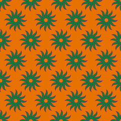 Seamless flower pattern background