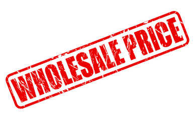 WHOLESALE PRICE RED STAMP TEXT