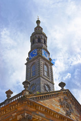 Fototapeta na wymiar Clock Tower of former St Andrew Church in Glasgow