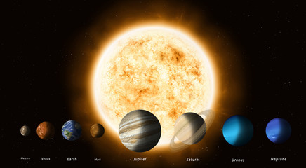 Sun And Planets Of Solar System © alex_aldo