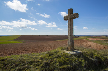 The cross in the field