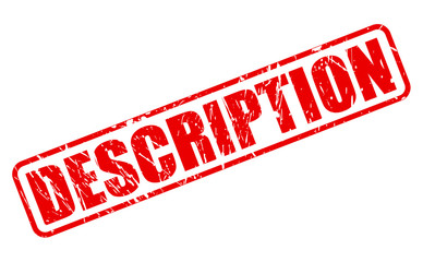 DESCRIPTION RED STAMP TEXT