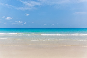Paradise beach with white sand 