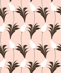 Turkish tulip seamles pattern