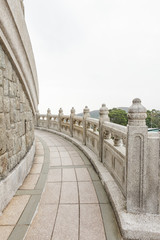 Obraz premium Stone walkway around big buddha hong kong