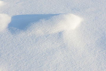 Snow bump background