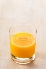 Glass of orange juice