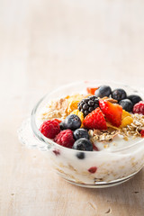 Delicious oatmeal porridge