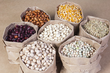 Fundas de granos secos