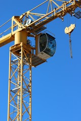 Cabine de grue de chantier