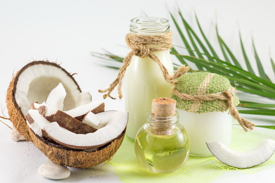 Coconut products with fresh coconut