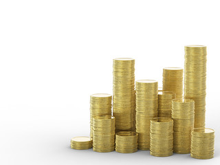 stack of golden coins