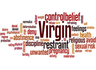 Virgin, word cloud concept 9
