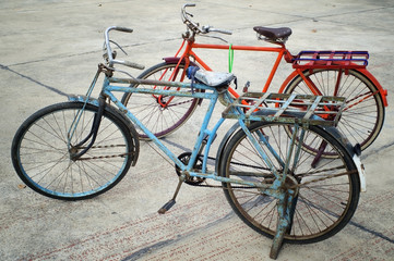 vintage bicycle.