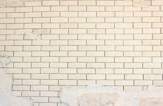 Brick ground.