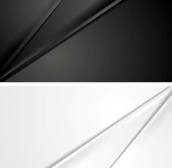 Smooth silk lines black and white backgrounds