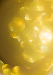 gold background, abstract golden bokeh light happy new year