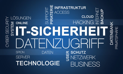 it-sicherheit cloud text 