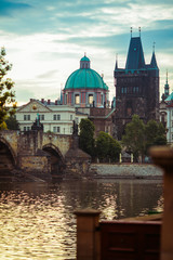 Fototapeta na wymiar Beautiful Prague medieval town landscape, travel location, build