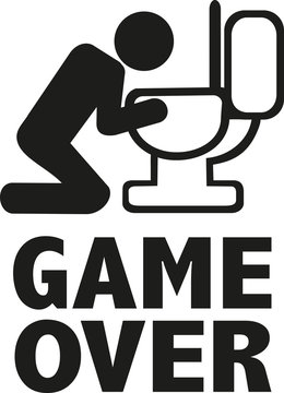 Game over after alcohol puking