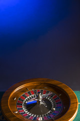  roulette su sfondo blu