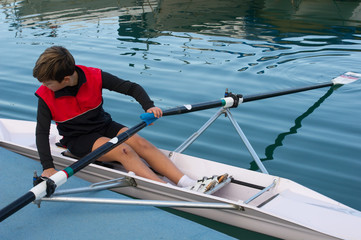 Child to rowing course © Gianni Caito