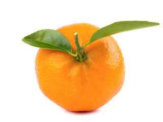 orange fruit isolated on white