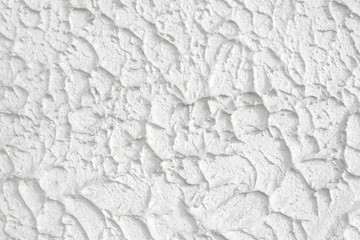 sprayed white exterior plaster, Special sprayed plaster facades, handmade plaster, texture plaster