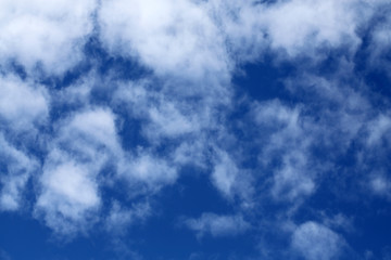 Fototapeta premium White clouds on the blue sky